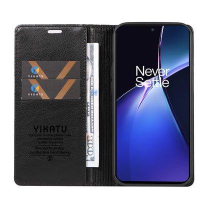 YIKATU YK-006 For OnePlus Nord CE4 Lite 5G / Oppo K12x 5G (China) Case Folio Magnetic Closure Leather Phone Cover