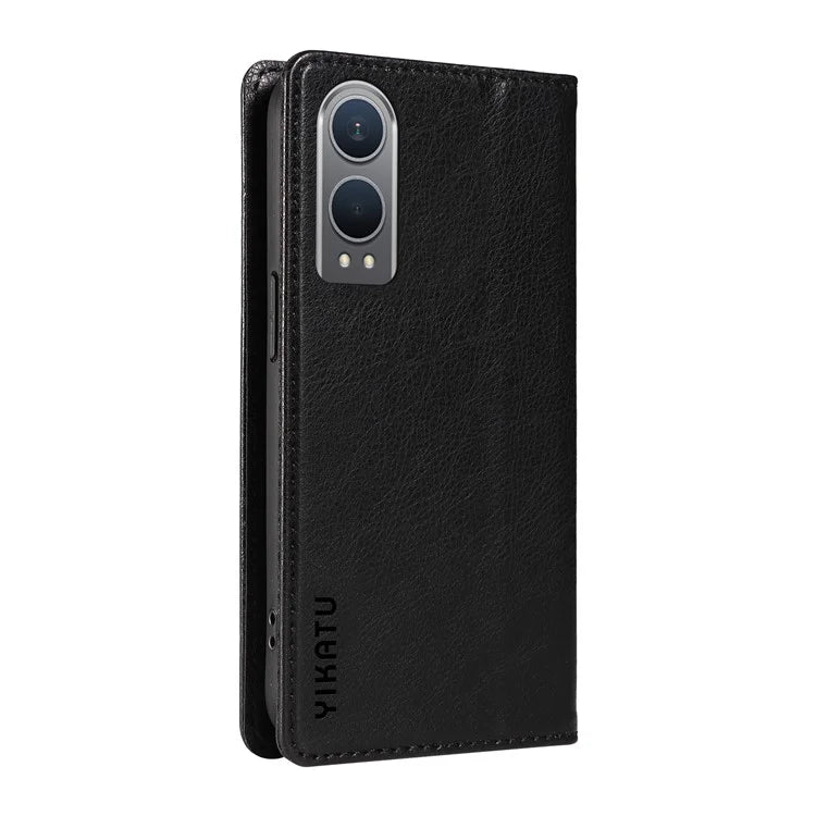 YIKATU YK-006 For OnePlus Nord CE4 Lite 5G / Oppo K12x 5G (China) Case Folio Magnetic Closure Leather Phone Cover