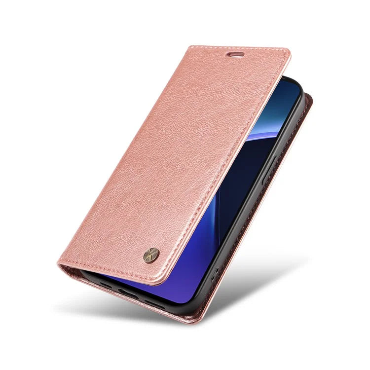 YIKATU YK-006 For OnePlus Nord CE4 Lite 5G / Oppo K12x 5G (China) Case Folio Magnetic Closure Leather Phone Cover