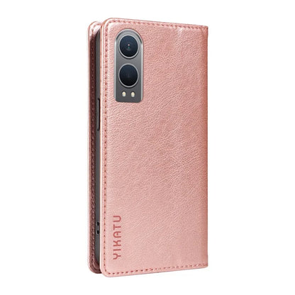 YIKATU YK-006 For OnePlus Nord CE4 Lite 5G / Oppo K12x 5G (China) Case Folio Magnetic Closure Leather Phone Cover
