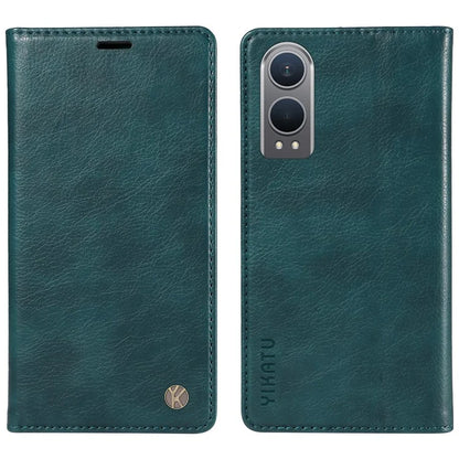 YIKATU YK-006 For OnePlus Nord CE4 Lite 5G / Oppo K12x 5G (China) Case Folio Magnetic Closure Leather Phone Cover