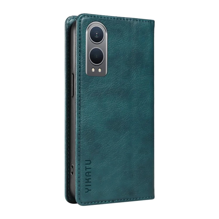 YIKATU YK-006 For OnePlus Nord CE4 Lite 5G / Oppo K12x 5G (China) Case Folio Magnetic Closure Leather Phone Cover