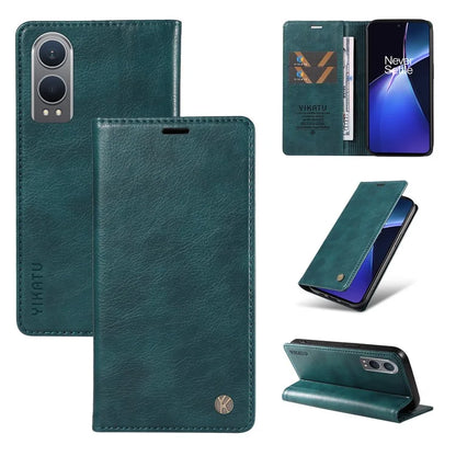 YIKATU YK-006 For OnePlus Nord CE4 Lite 5G / Oppo K12x 5G (China) Case Folio Magnetic Closure Leather Phone Cover