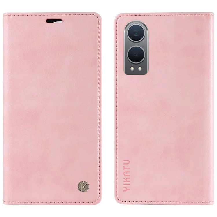 YIKATU YK-006 For OnePlus Nord CE4 Lite 5G / Oppo K12x 5G (China) Case Folio Magnetic Closure Leather Phone Cover