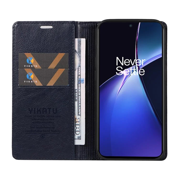 YIKATU YK-006 For OnePlus Nord CE4 Lite 5G / Oppo K12x 5G (China) Case Folio Magnetic Closure Leather Phone Cover