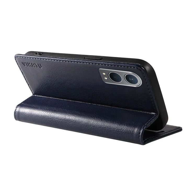 YIKATU YK-006 For OnePlus Nord CE4 Lite 5G / Oppo K12x 5G (China) Case Folio Magnetic Closure Leather Phone Cover