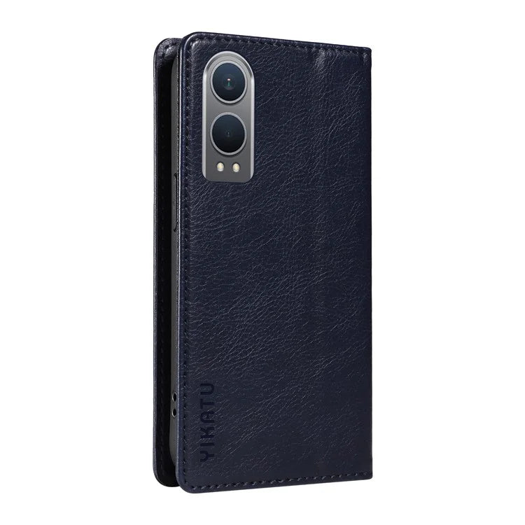 YIKATU YK-006 For OnePlus Nord CE4 Lite 5G / Oppo K12x 5G (China) Case Folio Magnetic Closure Leather Phone Cover