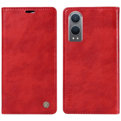 YIKATU YK-006 For OnePlus Nord CE4 Lite 5G / Oppo K12x 5G (China) Case Folio Magnetic Closure Leather Phone Cover