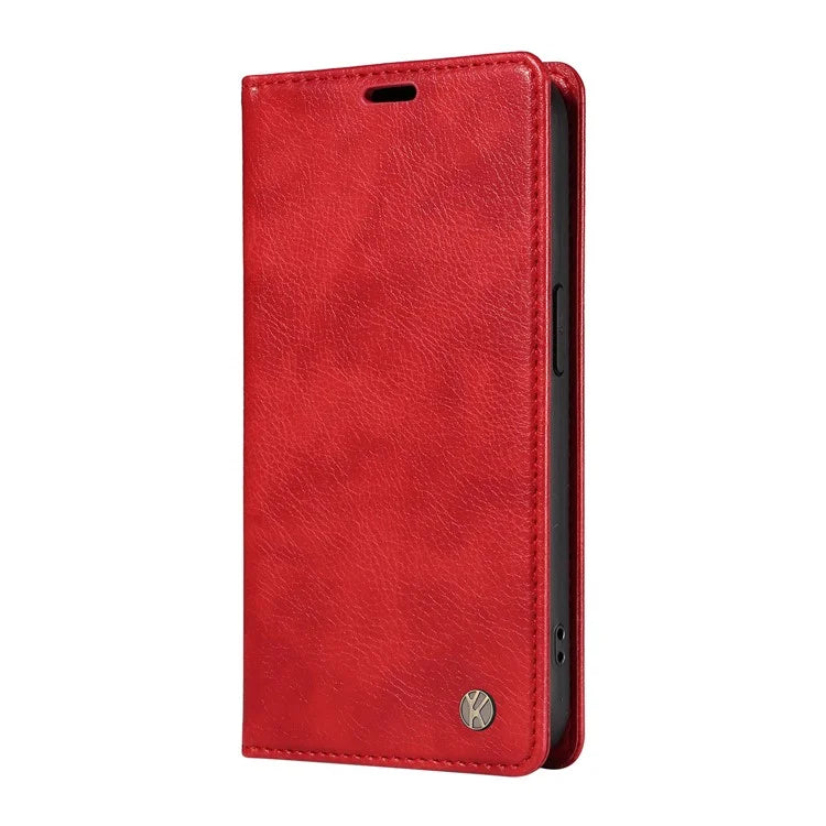 YIKATU YK-006 For OnePlus Nord CE4 Lite 5G / Oppo K12x 5G (China) Case Folio Magnetic Closure Leather Phone Cover