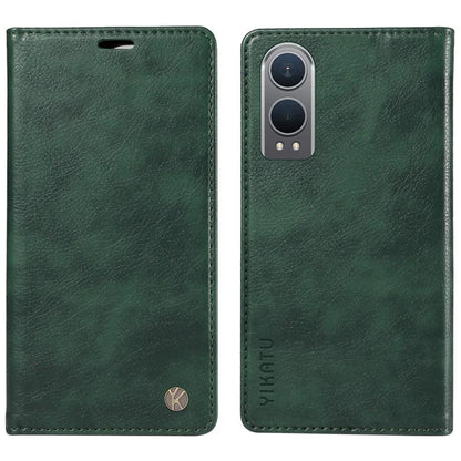 YIKATU YK-006 For OnePlus Nord CE4 Lite 5G / Oppo K12x 5G (China) Case Folio Magnetic Closure Leather Phone Cover