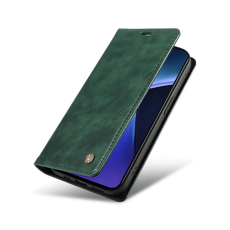 YIKATU YK-006 For OnePlus Nord CE4 Lite 5G / Oppo K12x 5G (China) Case Folio Magnetic Closure Leather Phone Cover