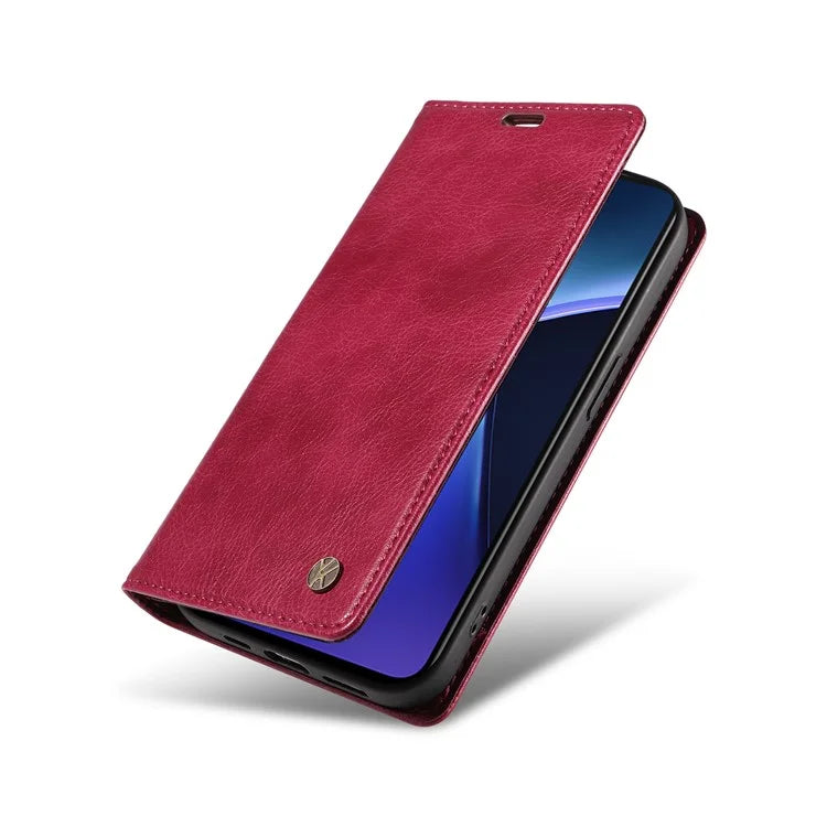YIKATU YK-006 For OnePlus Nord CE4 Lite 5G / Oppo K12x 5G (China) Case Folio Magnetic Closure Leather Phone Cover