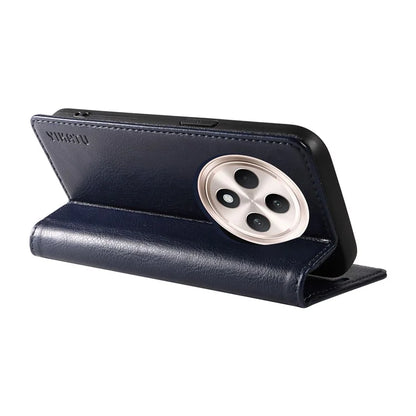 YIKATU YK-006 For Oppo Reno12 F 4G Case Wallet Litchi Grain Leather Phone Cover Magnetic Auto-Absorbed