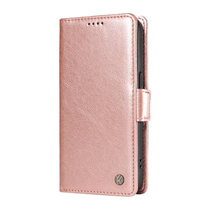 YIKATU YK-007 For Samsung Galaxy M35 5G Case Card Holder Litchi Texture Leather Phone Cover
