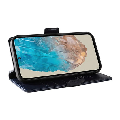 YIKATU YK-007 For Samsung Galaxy M35 5G Case Card Holder Litchi Texture Leather Phone Cover