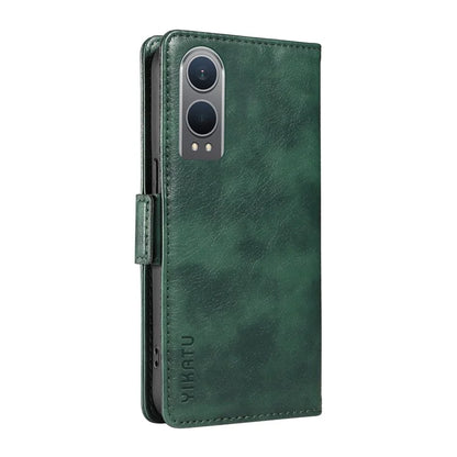 YIKATU YK-007 For OnePlus Nord CE4 Lite 5G / Oppo K12x 5G (China) Wallet Case Litchi Grain Leather Phone Protective Cover