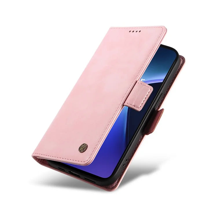 YIKATU YK-007 For OnePlus Nord CE4 Lite 5G / Oppo K12x 5G (China) Wallet Case Litchi Grain Leather Phone Protective Cover