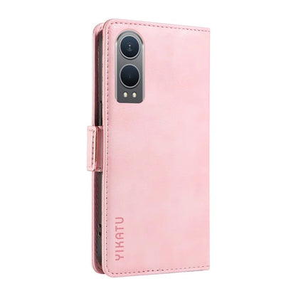 YIKATU YK-007 For OnePlus Nord CE4 Lite 5G / Oppo K12x 5G (China) Wallet Case Litchi Grain Leather Phone Protective Cover