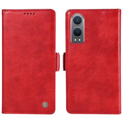 YIKATU YK-007 For OnePlus Nord CE4 Lite 5G / Oppo K12x 5G (China) Wallet Case Litchi Grain Leather Phone Protective Cover