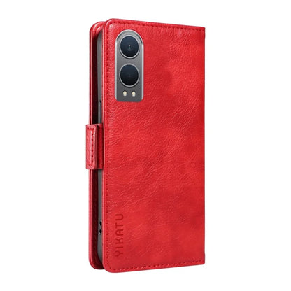 YIKATU YK-007 For OnePlus Nord CE4 Lite 5G / Oppo K12x 5G (China) Wallet Case Litchi Grain Leather Phone Protective Cover