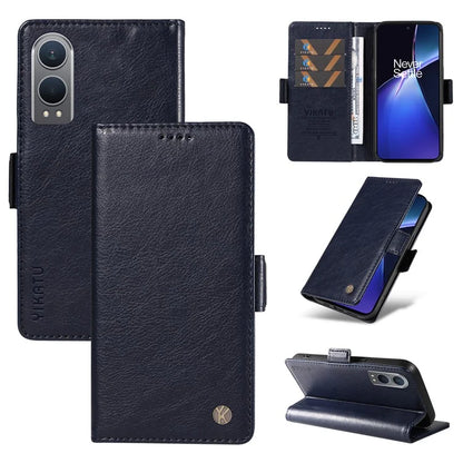 YIKATU YK-007 For OnePlus Nord CE4 Lite 5G / Oppo K12x 5G (China) Wallet Case Litchi Grain Leather Phone Protective Cover