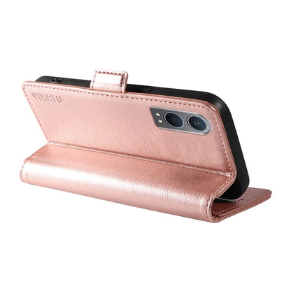 YIKATU YK-007 For OnePlus Nord CE4 Lite 5G / Oppo K12x 5G (China) Wallet Case Litchi Grain Leather Phone Protective Cover