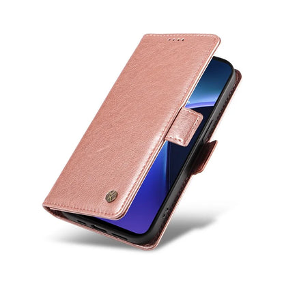 YIKATU YK-007 For OnePlus Nord CE4 Lite 5G / Oppo K12x 5G (China) Wallet Case Litchi Grain Leather Phone Protective Cover