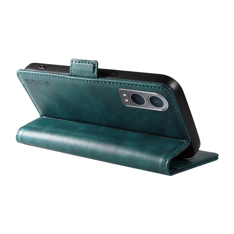 YIKATU YK-007 For OnePlus Nord CE4 Lite 5G / Oppo K12x 5G (China) Wallet Case Litchi Grain Leather Phone Protective Cover