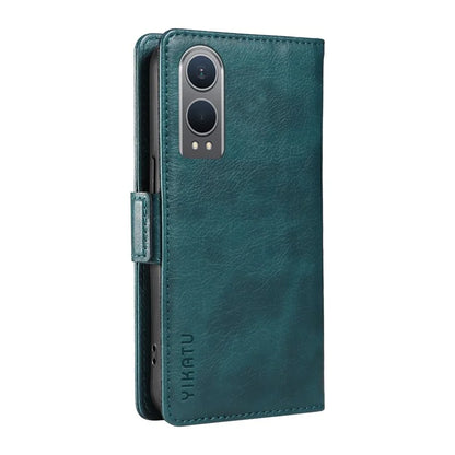 YIKATU YK-007 For OnePlus Nord CE4 Lite 5G / Oppo K12x 5G (China) Wallet Case Litchi Grain Leather Phone Protective Cover