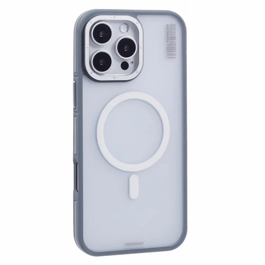 YOUNGKIT For iPhone 16 Pro Max Case Compatible with MagSafe PC + TPU Anti-Fingerprint Phone Cover
