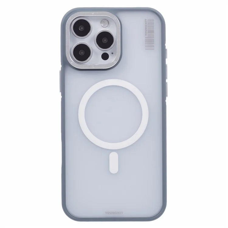 YOUNGKIT For iPhone 16 Pro Max Case Compatible with MagSafe PC + TPU Anti-Fingerprint Phone Cover