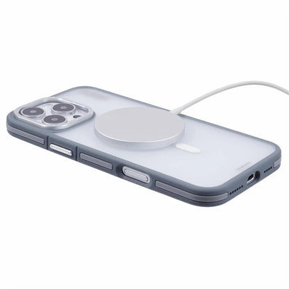 YOUNGKIT For iPhone 16 Pro Max Case Compatible with MagSafe PC + TPU Anti-Fingerprint Phone Cover