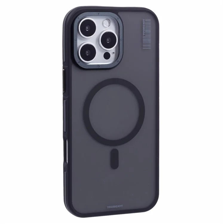 YOUNGKIT For iPhone 16 Pro Max Case Compatible with MagSafe PC + TPU Anti-Fingerprint Phone Cover