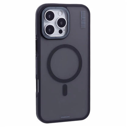 YOUNGKIT For iPhone 16 Pro Max Case Compatible with MagSafe PC + TPU Anti-Fingerprint Phone Cover