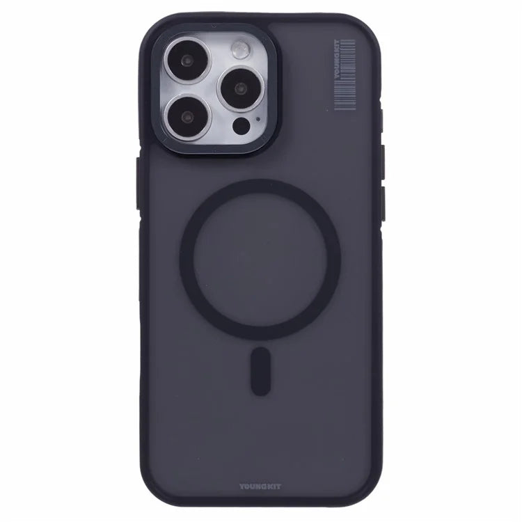 YOUNGKIT For iPhone 16 Pro Max Case Compatible with MagSafe PC + TPU Anti-Fingerprint Phone Cover