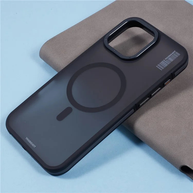 YOUNGKIT For iPhone 16 Pro Max Case Compatible with MagSafe PC + TPU Anti-Fingerprint Phone Cover