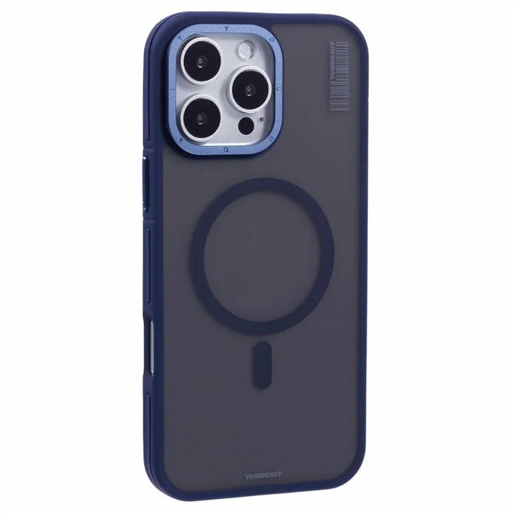 YOUNGKIT For iPhone 16 Pro Max Case Compatible with MagSafe PC + TPU Anti-Fingerprint Phone Cover