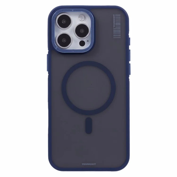 YOUNGKIT For iPhone 16 Pro Max Case Compatible with MagSafe PC + TPU Anti-Fingerprint Phone Cover