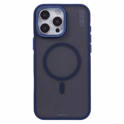 YOUNGKIT For iPhone 16 Pro Max Case Compatible with MagSafe PC + TPU Anti-Fingerprint Phone Cover