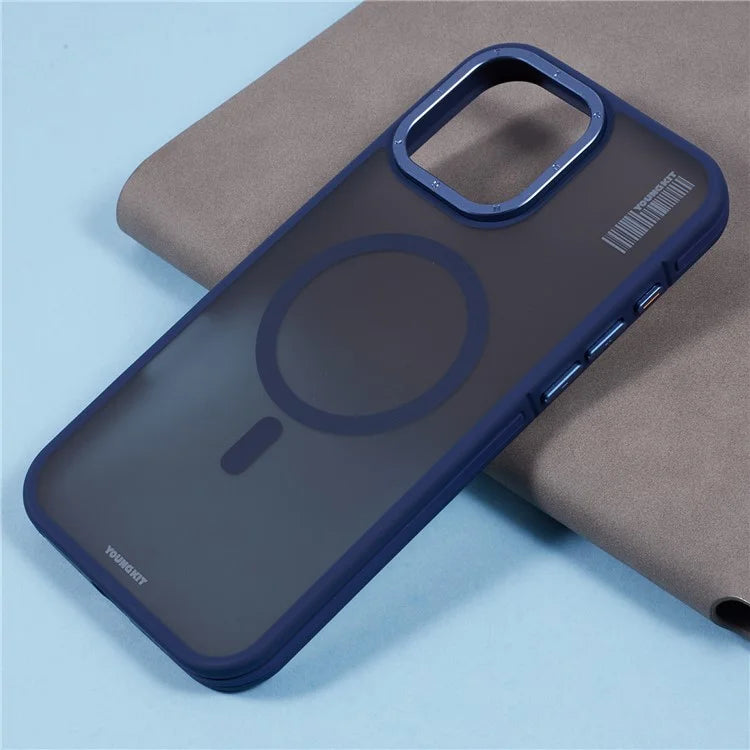 YOUNGKIT For iPhone 16 Pro Max Case Compatible with MagSafe PC + TPU Anti-Fingerprint Phone Cover