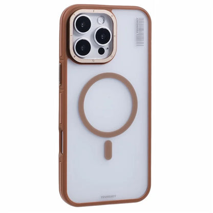 YOUNGKIT For iPhone 16 Pro Max Case Compatible with MagSafe PC + TPU Anti-Fingerprint Phone Cover