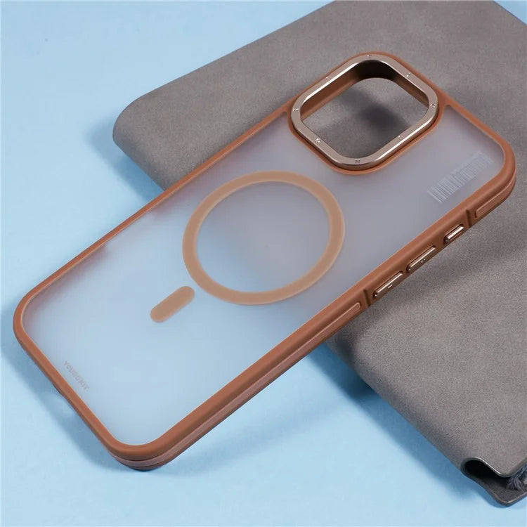 YOUNGKIT For iPhone 16 Pro Max Case Compatible with MagSafe PC + TPU Anti-Fingerprint Phone Cover