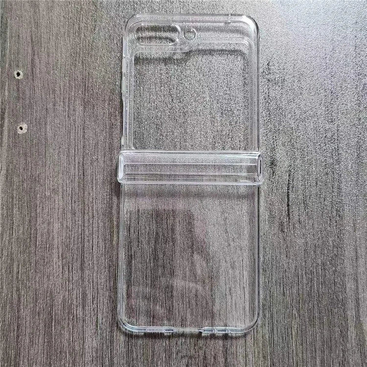 For Samsung Galaxy Z Flip5 5G Case Hinge Protection PC Clear Shockproof Phone Cover