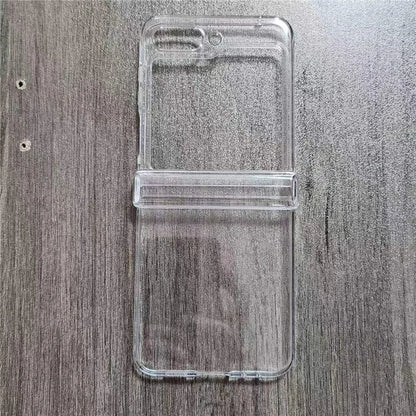 For Samsung Galaxy Z Flip5 5G Case Hinge Protection PC Clear Shockproof Phone Cover