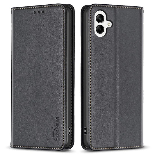BINFEN COLOR BF18 For Samsung Galaxy A06 Leather Case Card Slots Phone Cover