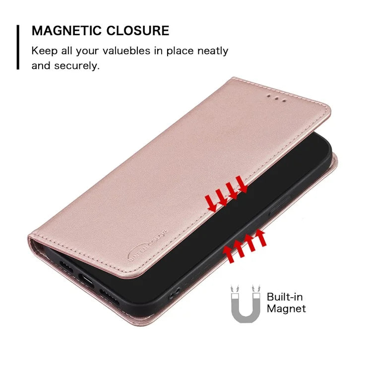 BINFEN COLOR BF18 For Samsung Galaxy A06 Leather Case Card Slots Phone Cover
