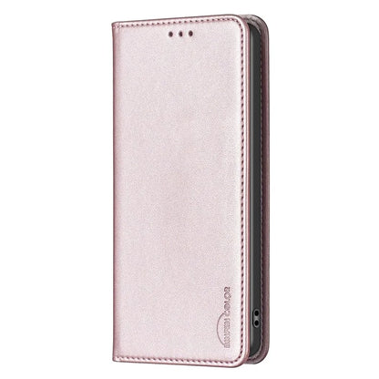 BINFEN COLOR BF18 For Samsung Galaxy A06 Leather Case Card Slots Phone Cover