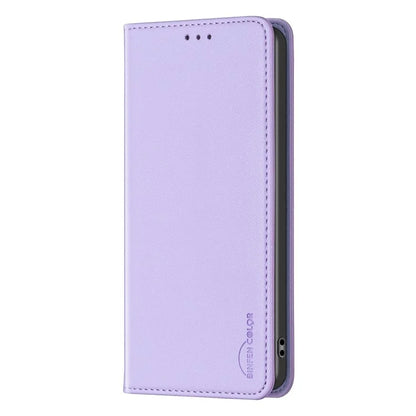 BINFEN COLOR BF18 For Samsung Galaxy A06 Leather Case Card Slots Phone Cover