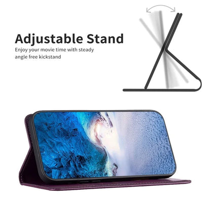 BINFEN COLOR BF18 For Samsung Galaxy A06 Leather Case Card Slots Phone Cover