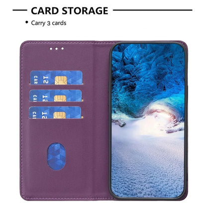 BINFEN COLOR BF18 For Samsung Galaxy A06 Leather Case Card Slots Phone Cover